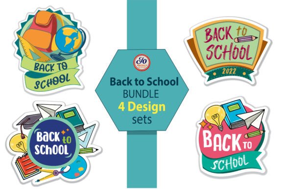 Back to School Bundle: Graphics & Crafts Sticker Elements