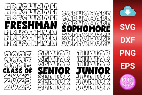 Back to School Grade Bundle: Junior SVG Graphics for Crafts