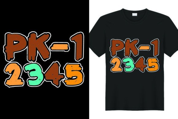 Back to School PK-1 2345 Graphics & T-Shirt Designs