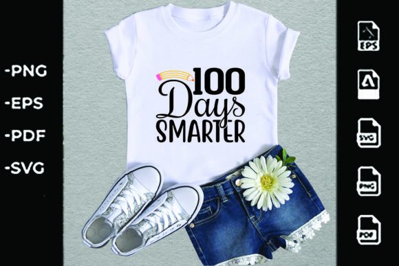 Back to School SVG: 100 Days Smarter