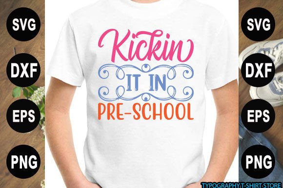 Back to School T-Shirt Design, Kickin It Graphics
