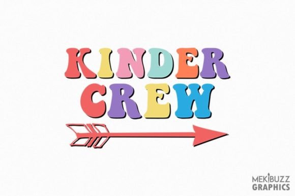 Kinder Crew Back to School PNG Clipart: Graphics for Crafts