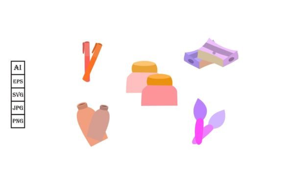 Office Stationary Back to School Graphics & Icons